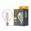 LED лампа VIDEX Filament G95FD 7W E27 4100K дімерна