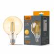 LED лампа VIDEX Filament G95FAD 7W E27 2200K дімерна бронза