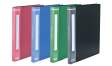 Папка пластикова з боковим притиском, A4 , асорті
