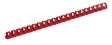 Пластикові пружини для палітурки, d 10мм, А4, 55 арк., круглі, червоні, по 100 шт. в упаковці