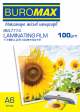 Плівка для ламінування, 100 мкм, A6 (111x154мм), глянцева, по 100 шт.в упаковці