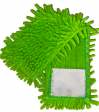 Насадка змінна з мікрофібри шиньйон "1000 пальців", зелена