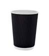 Стакан паперовий гофрований 300 (250 мл), термо, 20шт/уп