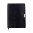 Щоденник недат. SALERNO, L2U, А4, чорний, штуч.шкіра, 336 стор