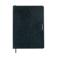 Щоденник недат. SALERNO, L2U, А4, зелений, штуч.шкіра, 336 стор
