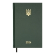 Щоденник датов. 2026 AIRY, A5, зелений, бумвініл