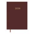 Щоденник датований 2026 MONOCHROME, A5, бордовий