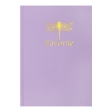 Книжка записна  FAVOURITE, PASTEL, А6, 96 л., клітинка, офсет крем, тб. лам. обкладинка, бузкова