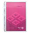 Зошит для записів PRIME, А4, 96 л., клітка, картонна обкладинка, рожева