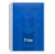 Зошит на пружині PRIME А5, 96л., клітка, карт.обкладинка, синій