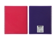 Зошит для нотаток FUCHSIA, В5, 96 арк., клітинка, з роділювачем, пластикова обкладинка, фуксія/фіолетовий