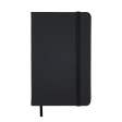 Щоденник недат. TOUCH ME, L2U, A6, чорний, штуч.шкіра, 336 стор