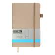 Книга записная ETALON 125*195, 96 л., точка, обкл. искусственная кожа, золотой