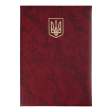 Папка "Герб", А4+, балакрон, бордо