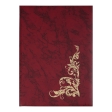 Папка "Візерунок", А4+, балакрон, бордо