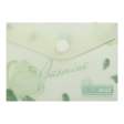 Папка-конверт А7 на кнопці, JASMINE ARABESKI, напівпрозора, м'ятна