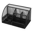 Підставка-органайзер, 220x140x130 мм, металева, чорна