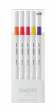  Лайнер uni EMOTT 0.4 мм fine line, Passion Color, 5 кольорів
