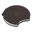 Блокнот CHOCOLATE COOKIE, 90х90мм, 80 арк., нелінований, ароматизована Soft touch обкладинка, KIDS Line