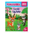 Розмальовка ЛІСОВІ ТВАРИНИ, 12 стор, KIDS LINE