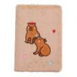 Блокнот плюшевий CAPYBARA 7, А5, 80 арк., клітинка, асорті, KIDS Line