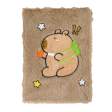 Блокнот плюшевий CAPYBARA 13, А5, 80 арк., клітинка, асорті, KIDS Line