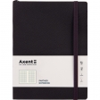 Книга записна Partner Soft L, 190*250, 96 арк, кліт, чорна