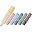 Маркер Highlighter 2537-A, 1-5 мм клиновидный morandi ассорти (24шт)