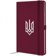 Книга записна Partner, 125*195, 96арк, кліт, винна, Герб