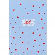 Книга записная твердая обл. А5, 96 л., клет.,  EIP 3