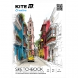 Скетчбук для робіт маркерами, A5, 30 арк., Kite Creative