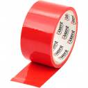 Стрічка клейка пакувальна, 48ммх35м, 40мкм червона