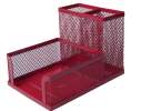 Органайзер настільний, металевий, червоний