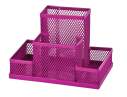 Приладдя настільне 153x102x100мм, металеве, рожевий, KIDS Line