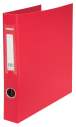 Папка-реєстратор двостороння, 4 D-обр.кільця, А4, ширина торця 40 мм, червона