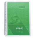 Зошит для нотаток PRIME, А4, 96 арк., клітинка, картонна обкладинка, салатовий
