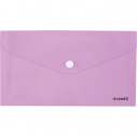 Папка-конверт на кнопці DL, Pastelini, бузкова