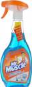 Засіб для чищення скла "Містер Мускул" з розпилювачем, 500 мл, синій