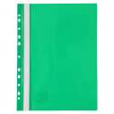Швидкозшивач з перфорацією А4, зелений