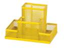 Приладдя настільне 153x102x100мм, металеве, жовтий, KIDS Line
