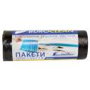 Пакети для сміття 60л/20шт, 600х800мм, міцні, чорні,18мкм,(LDPE) BuroClean EuroStandart