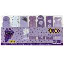 Закладки паперові GRAPE, з клейким шаром, 65x18 мм, 7 диз. по 20 арк., KIDS Line