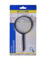 Лупа, 3-кратна, діаметр 75 мм,  пластик, чорна