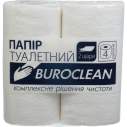 "Папір туалетний целюлозний "Buroclean", 4 рулони, білий