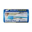 Пакети для сміття 35л50шт, 500*600мм, блакитні, 10мкм ПНТ (HDPE), BUROCLEAN EuroStandart