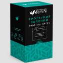 Чай зелений 50г (2г*25), сашет "Тропічний зелений", Gemini"Тропічний зелений", Gemini