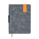 Щоденник недат. VERONA, A5, сірий, штуч. шкіра/поролон, 336 стор
