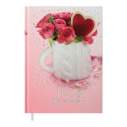 Щоденник недатований ROMANTIC, A5, рожевий
