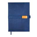 Щоденник недат. LEROY, A5, синій, штуч.шкіра, 336 стор