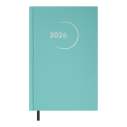 Щоденник датов. 2026 MADAM, A5, бірюзовий, бумвініл